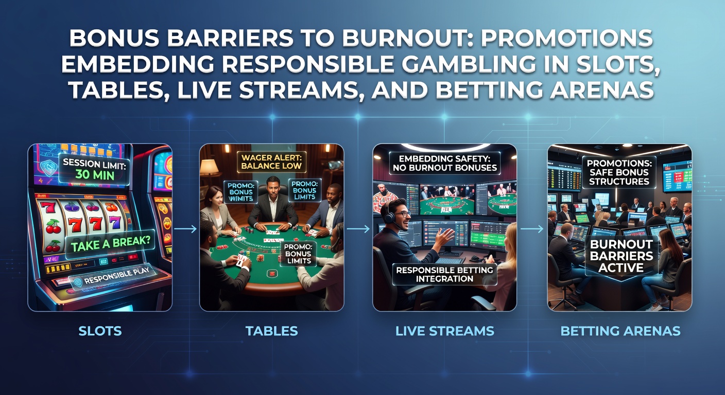 Vibrant slot machine display showing bonus promotions integrated with responsible gambling timers and limits, highlighting player safeguards in action