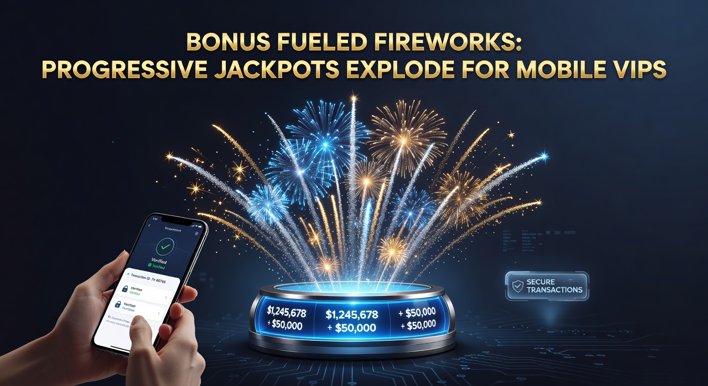 Mobile VIP dashboard displaying progressive jackpot meters, bonus stacks, and encrypted transaction shields in a high-tech casino interface