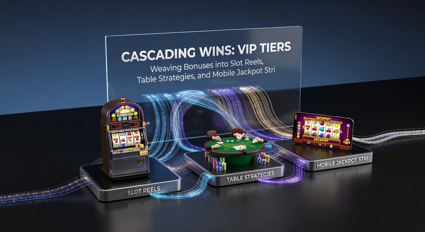 Dynamic table game interface displaying cascading bonus multipliers for VIP players alongside mobile jackpot notifications