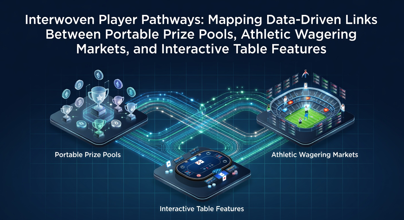 Data visualization showing connections between mobile prize pools, sports betting interfaces, and live table gaming platforms