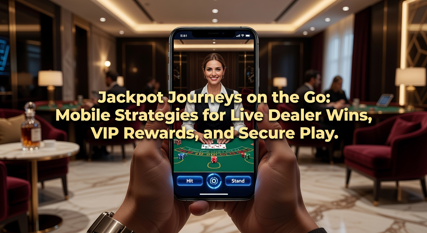 Smartphone screen showing a live blackjack dealer at a virtual table with cards in motion and chat features active, capturing the thrill of mobile casino action